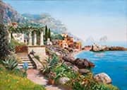 Capri with the Faraglioni By Alois Arnegger
