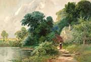 The Walk at the Pond By Alois Arnegger