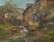 Water Mill By Alois Arnegger