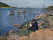 Boy with Sailboat By Jacob Bratland