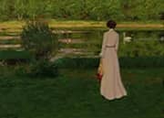 Woman in Summer Landscape 1903 By Jacob Bratland