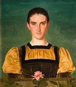Portrait of Anne Elizabeth Baker 1887 By Joseph Edward Southall