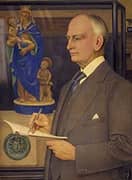 Portrait of Sir Whitworth Wallis 1927 By Joseph Edward Southall