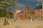 The Green at Banbury 1920 By Joseph Edward Southall