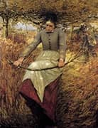 An Autumn Morning By Henry Herbert la Thangue
