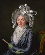 Portrait of Madame de Genlis 1790 By Adelaide Labille-Guiard