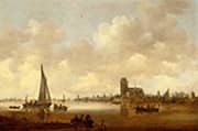 View of Dordrecht 1645 By Jan van Goyen