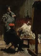 The Visit c1871 By David Oyens