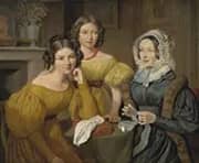 Madame Vieyres and her Daughters 1831 By Jacques-Laurent Agasse