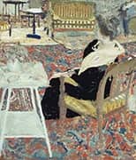 Madame Arthur Fontaine in a Pink Shawl By Edouard Vuillard