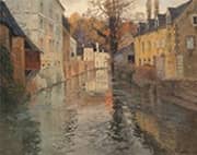River in Northern France 1895 By Frits Thaulow