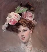 Portrait of Beatrice Susanne Henriette van Bylandt 1901 By Giovanni Boldini