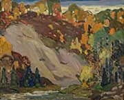 Autumn Hillside c1920 By Franklin Carmichael