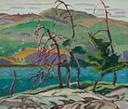 Dead Pines Cranberry Lake c1932 By Franklin Carmichael