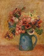 Vase of Flowers 1889 By Pierre Auguste Renoir