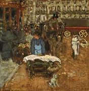 On the Boulevard 1895 By Pierre Bonnard