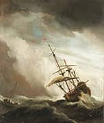 The Gust c1680 By Willem van de Velde