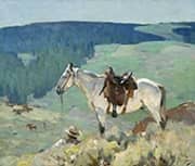 On the Range 1920 By Carl Rungius