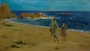 Girls on the Beach By Joan Brull
