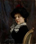 Portrait of a Lady 1880 By Gunnar Berndtson