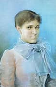 Portrait of a Young Woman c1890 By Gunnar Berndtson