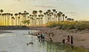 By The Riverside By Wilhelm Kuhnert