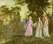 Three Girls at the Edge of the River By Joan Brull