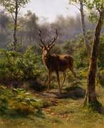 A Stag 1893 By Rosa Bonheur