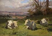 Cows Resting By Rosa Bonheur