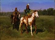 Mounted Indians Carrying Spears 1890 By Rosa Bonheur
