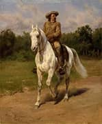 Portrait of William Frederic Cody Known as Buffalo Bill By Rosa Bonheur