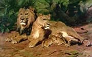 The Lions at Home 1881 By Rosa Bonheur