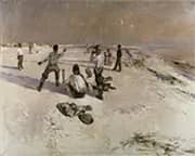 Beach Game 1888 By Bruno Liljefors