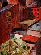 Over Harlem Rooftops 1928 By Malvin Gray Johnson