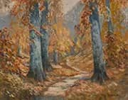 Path in the Woods By John Wesley Hardrick