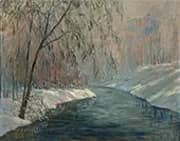 Winter Landscape By John Wesley Hardrick