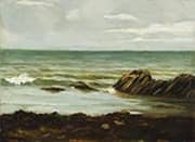 On the Shore Aberystwyth 1885 By Roderic O'Conor