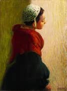 The Young Breton Woman 1895 By Roderic O'Conor