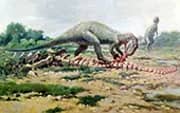 Feeding Allosaurus By Charles R Knight
