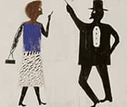 Man Woman By Bill Traylor