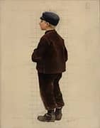 A Boy in a Brown Suit By Hugo Salmson