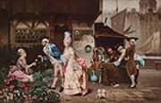 At the Flower Seller By Hugo Salmson