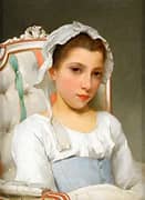 A Young French Girl By Hugo Salmson