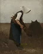 Gathering Poppies By Hugo Salmson