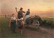 Returning Home from the Fields By Hugo Salmson
