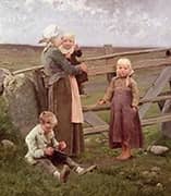 The Dalby Gate Skane 1884 By Hugo Salmson
