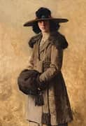 Portrait of Lady By Carlos Reis
