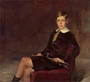 Portrait of Young Boy By Carlos Reis