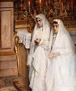 The Communicants 1916 By Carlos Reis