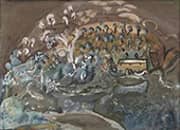 Corfe Castle Village 1945 By Frances Hodgkins